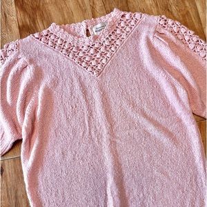 Vintage Short Sleeve Knit Top